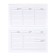 Lowed A6 Planning, with opened sheets, 50 sheets, gluing, soft cover, hoar glider