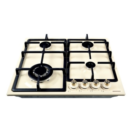 Hon surface NordFrost HS 6042 Ry, gas, 4 burners, beige-1