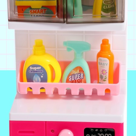 A set of furniture for dolls "Bathroom", a bathroom, a sink, a post -decker-10