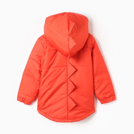 Demi-season suit, red color, height 86-92 cm-5