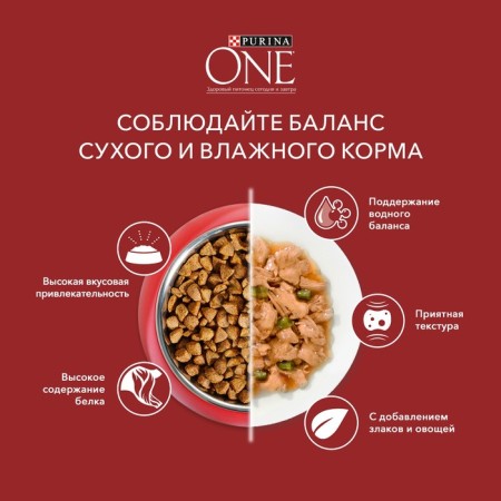 Сухой корм Purinа One medium/maxi для взрослых собак, говядина/рис, 10 кг-7