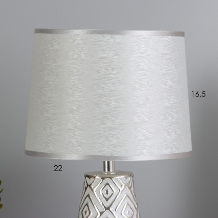 HELP lamp 16195/1 E14 40W gray with silver 20x20x33 cm Risalux-2