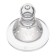 Set of a nipple for a bottle of 2 pcs.,+3 months, medium stream, classic throat 35mm