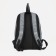 A backpack with a zipper, "saxi", outer pocket, gray color