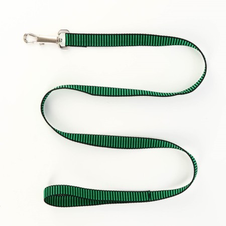 Acunition set is embossed, leash 120 x 2 cm, og 44-50 cm, green-black-5