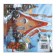 New Year's napkins Paper New Line Fresco Winter House 2 layers 20 sheets 33*33