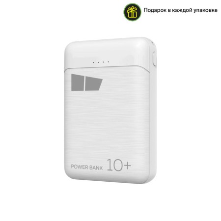 External battery More Choice PB32-10, 10,000 mAh, 2xusb, 2.1 a, white