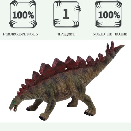 Dinosaurian figure "The world of dinosaurs: stegosaurus"-1