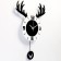 Watch walls, series: pendulum, "hunter", smooth move, 37x52 cm