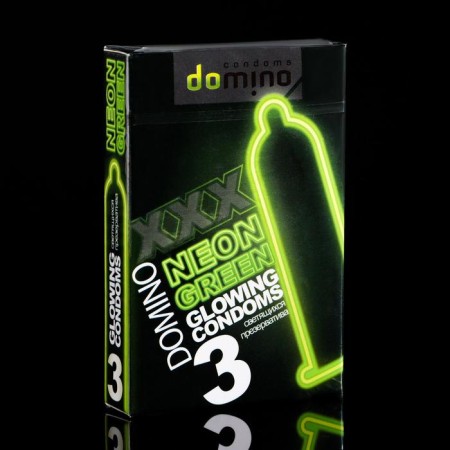 Domino Neon Green, 3 pcs.