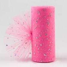 Fatin with sparkles, 15 cm, 11 ± 1 g/sq.m, 23 ± 1 m, pink color No. 4
