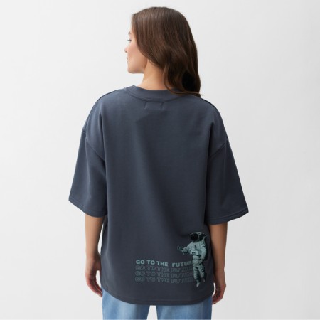 Women's T -shirt MIST Space, graphite, r.50-9