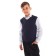 School vest for a boy, blue color, height 146