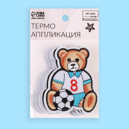 Thermal appliance "Bear-football player", 8 × 6.7 cm, color colorful color-3