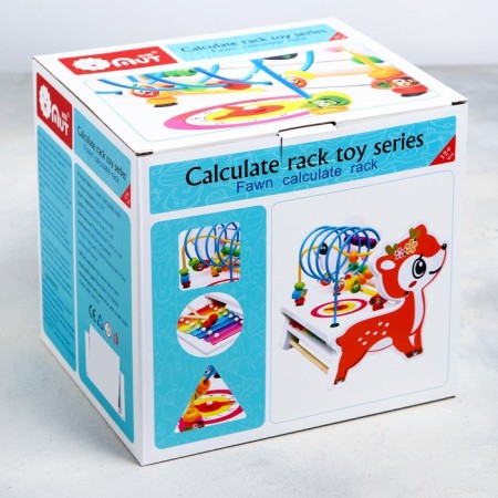 The Logical Center "Olenenok" (metallophone, accounts, sorter, clock) 22 × 24 × 20 cm-3