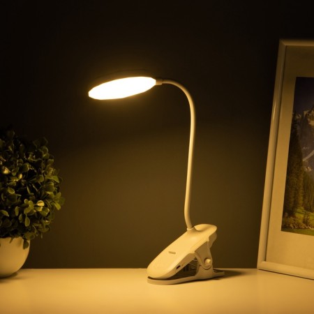 Lamp on a clothespin with a stand for the phone "Fine" 5W Led USB 2700-6500k White-2