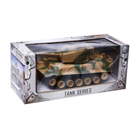 Radio -controlled “Winter” tank, works on the battery-5