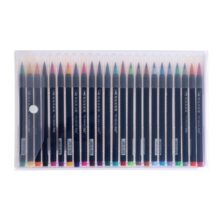 Fleeters, 24 colors, in a plastic box, a ventilated cap, "brushes"-4