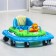Walks "Lion", 8 wheels, brake, muses, toys, blue-green