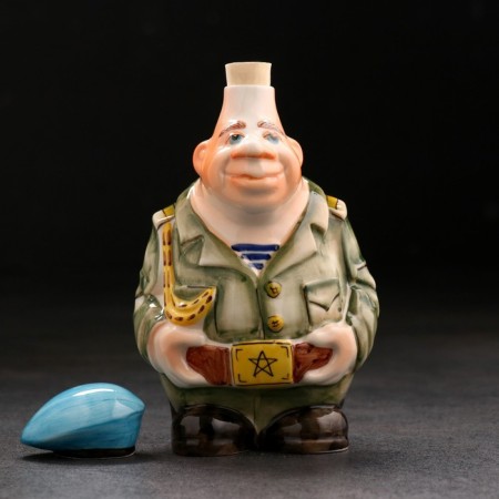 Porcelain Set: Snar "Dembel Airborne Forces", 0.5 l + 3 glasses, sleeve-9