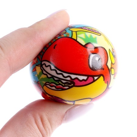 Soft ball "Dinosaurs", 4.5 cm, species mix-1