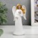 Souvenir Polystone "Angel with silver patterns on the wings" MIX 8.7x4.2x2.8 cm