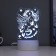Sensor lamp "Best of all" LED 7 USB flowers/from the batteries white RISALUX