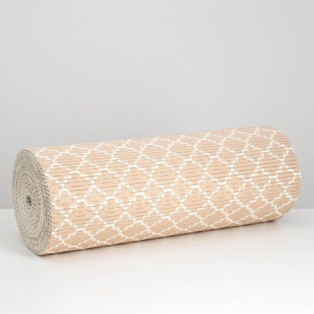 Bathroom mat "Sand nets", width 65 cm, roll 15 m-1
