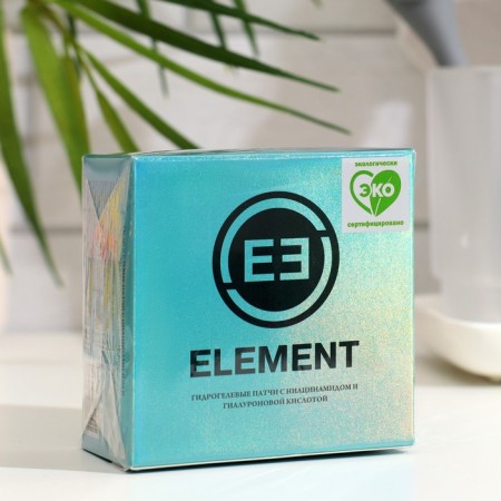 Hydrogel patches "Element", "Blue", with niacinamide and hyaluronic acid, 60 pcs., 85 g