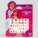 Manicure set. Nail stickers, princesses