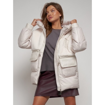 Winter jacket, size 48, beige color-18