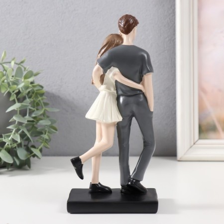 Souvenir Polystone "Lovers - Hugs" 10x7x21.5 cm-2