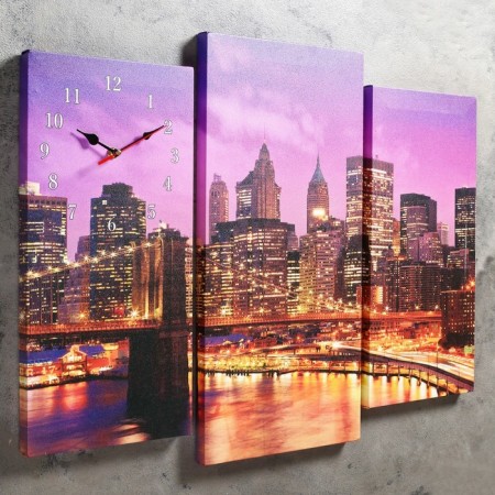 Watching, modular, series: City, "Lumining Bridge", 60x80 cm-1