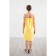 Pareo female, lemon color, waffle canvas