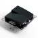2-clavy switch (mechanism), 250V, 10A, Stekker series Katrin, Black, GLS10-7107-05 1022443