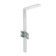 The holder is a wall with a mount for curtains, 180 mm, a white polymer. 40 pcs.