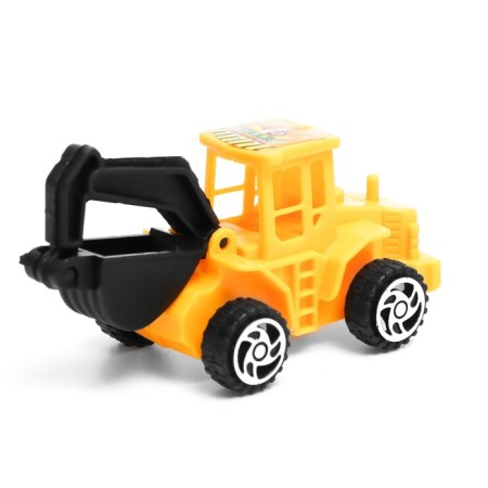 Game set "Construction equipment", in the set of 6 tractors, in the package-6