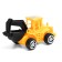Game set "Construction equipment", in the set of 6 tractors, in the package