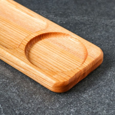 Serving good tree, with a cutting board, 40x10 cm, an array of ash-3