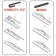 Skyway wiper brush, 20 "/ 500 mm, frame