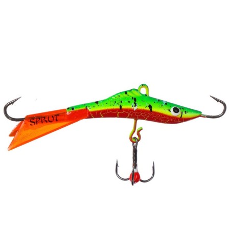 Balancir Sprut Mikari No. 9, 22 g, 7.5 cm, color RLSPK + additional tee with phosphorus drop