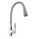 Accoona A9890T-1 kitchen mixer, single-leaf, silicone spout, gray/chrome