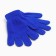 Children's gloves minku "plain", col. Blue, rr 15 (6-8 years)