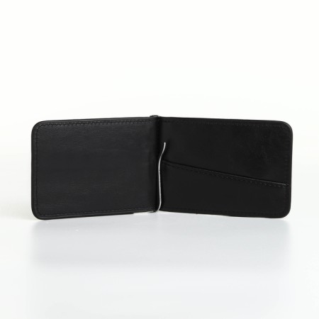 Build clip, 11*1*8 cm, 1 d/cards, d/coins, on magnet, black-2