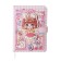 Gift notebook, A6, 100 sheets, color block, with a curly knife, PVC cover, "Anime", mix
