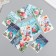 Cardboard "NG Snegier" set 10 pcs (5 types) 4x6 cm