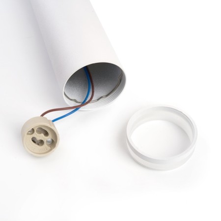 Ceiling light Feron ML1708, IP20, GU10, 35 W, 55x55x200 mm, white color-9