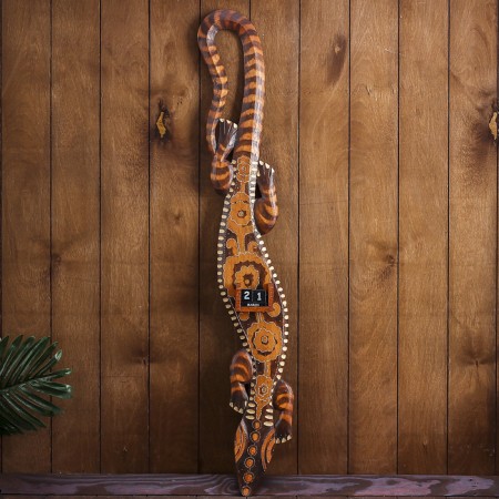 Wall geckon calendar tree 2.5x13x80 cm mix