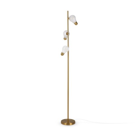 Freya Fr5372FL-03BS Evidence, 220x220x1530 mm, G9, 3x40W, brass color.-2