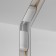 The internal corner connector for the built-in track system Technical TRA084CT-12W, 4.6x4.6x6.5 cm, white color